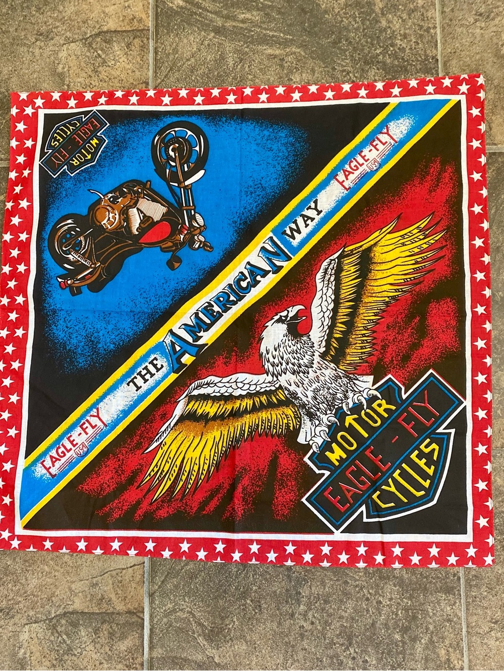 Vintage Eagle Motorcycles bandana scarf